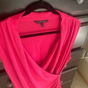 41 Hawthorn Pink Faux Wrap Top